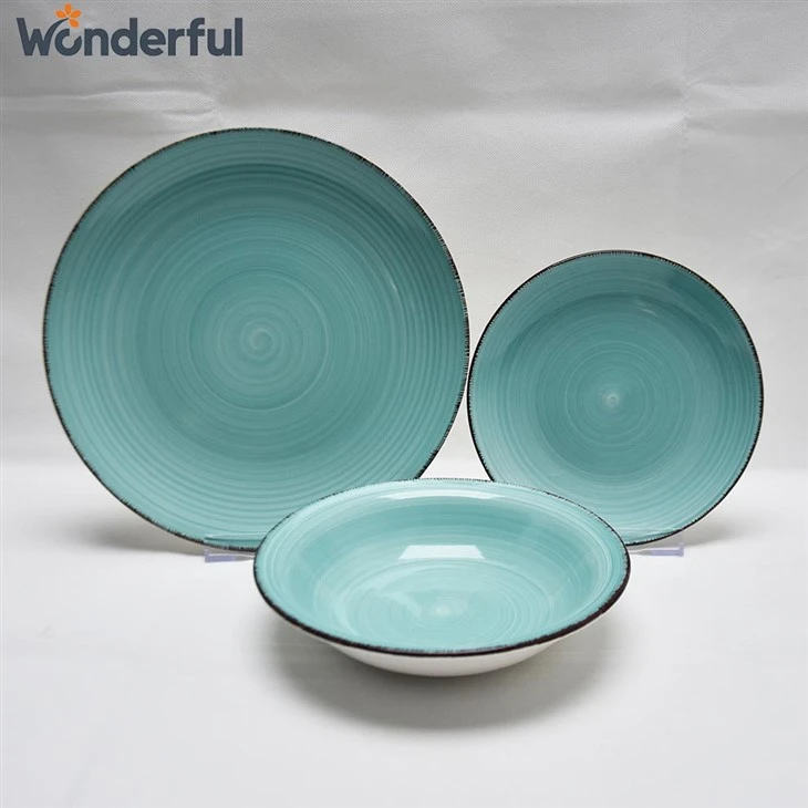 Blue And White Plate Set